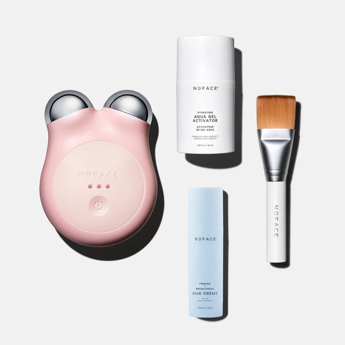 NuFACE Mini Petite Facial Toning Device(includes: Mini Device/ Aqua Gel 1.69 Oz/power Adapter/user Manual/quick Start Guide)