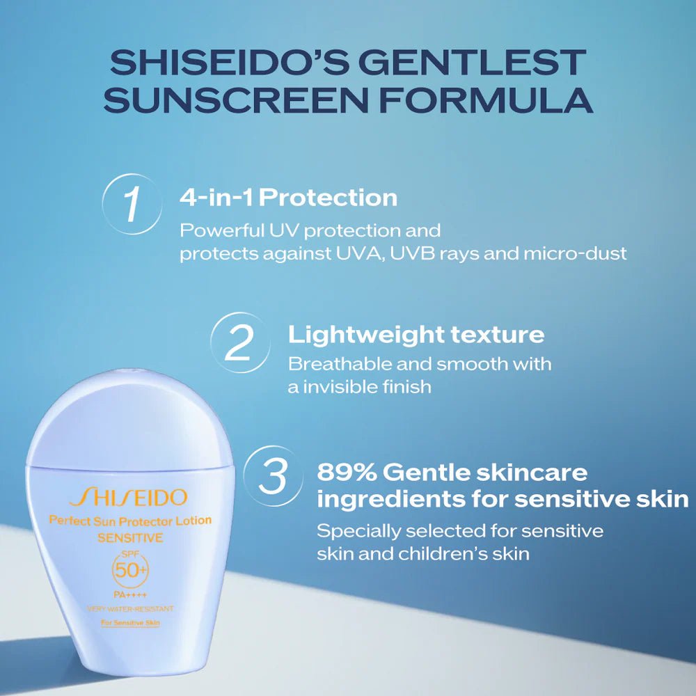 Shiseido Global SunCare Perfect Sun Protector Lotion Sensitive 50mL