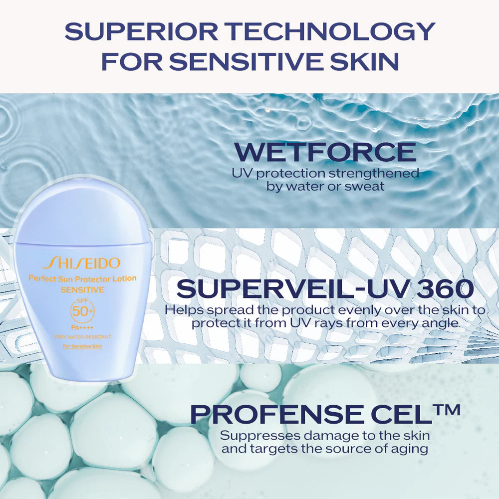 Shiseido Global SunCare Perfect Sun Protector Lotion Sensitive 50mL