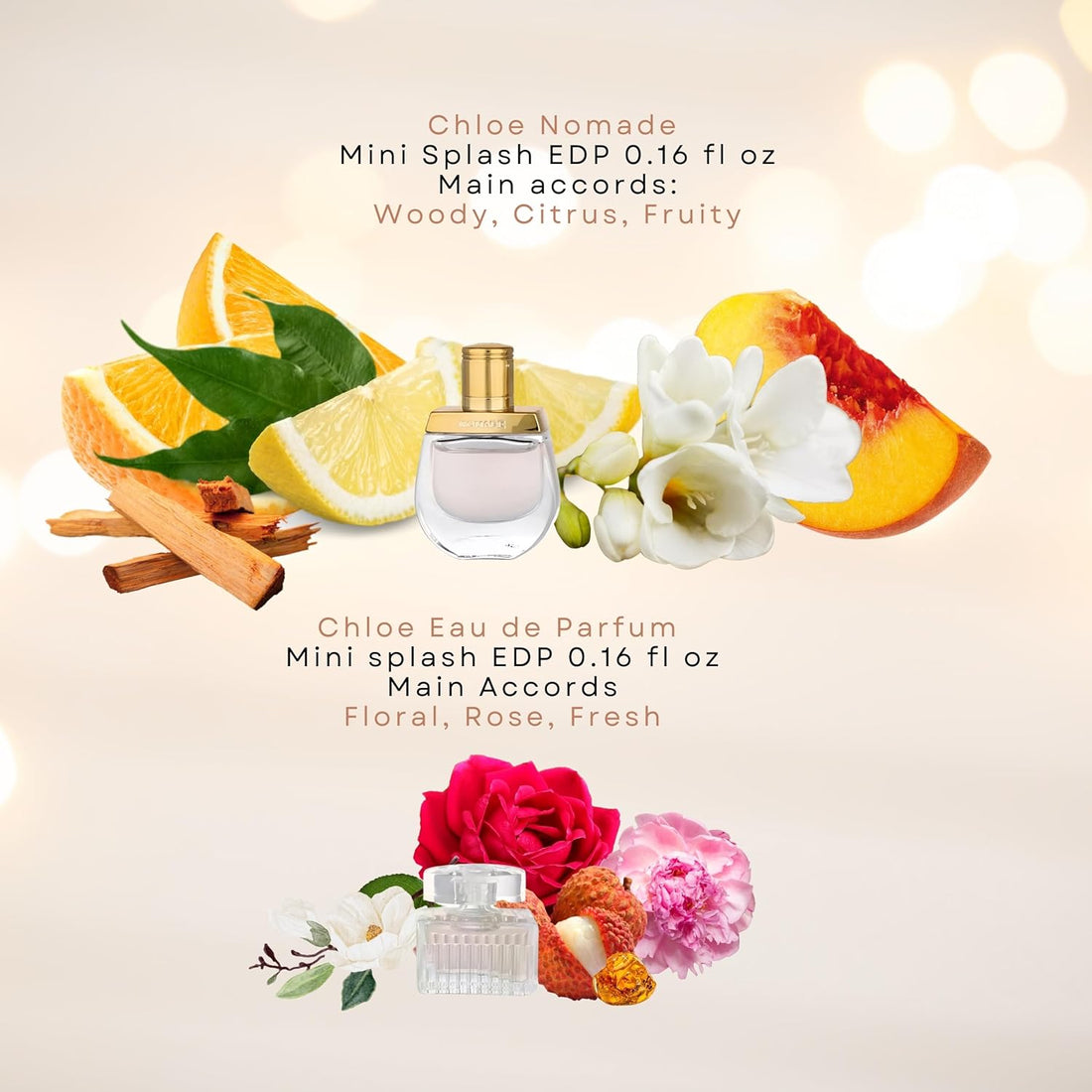Chloe Mini Set Gift Set : Nomade EDT + Rose Tangerine EDT + EDP + Nomade EDP 0.16oz