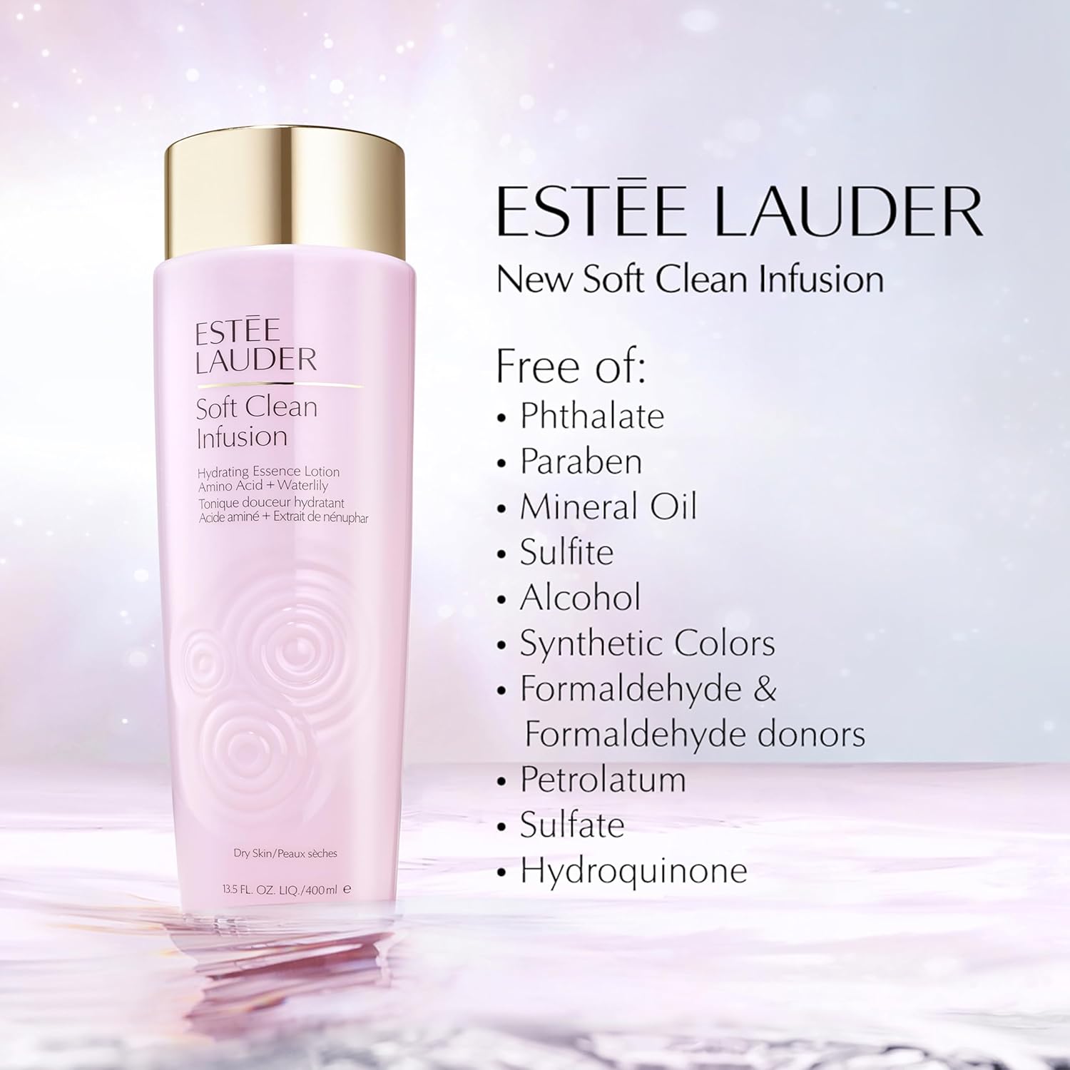 Estee Lauder Soft Clean Infusion Hydrating Treatment Lotion, 400mL