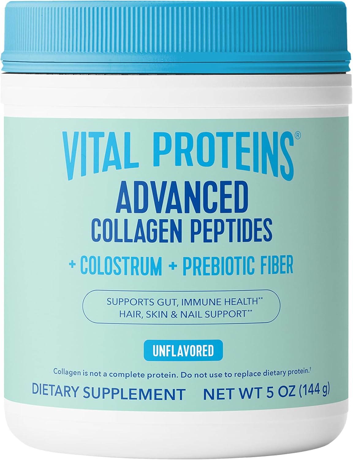 Vital Proteins® Advanced Collagen + Colostrum + Prebiotic Fiber, 2.5g VERISOL® Collagen Peptides, Supports Gut, Immune Health**, Hair, Skin & Nail Support**