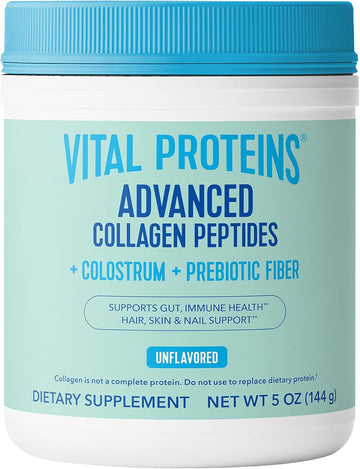 Vital Proteins® Advanced Collagen + Colostrum + Prebiotic Fiber, 2.5g VERISOL® Collagen Peptides, Supports Gut, Immune Health**, Hair, Skin & Nail Support**