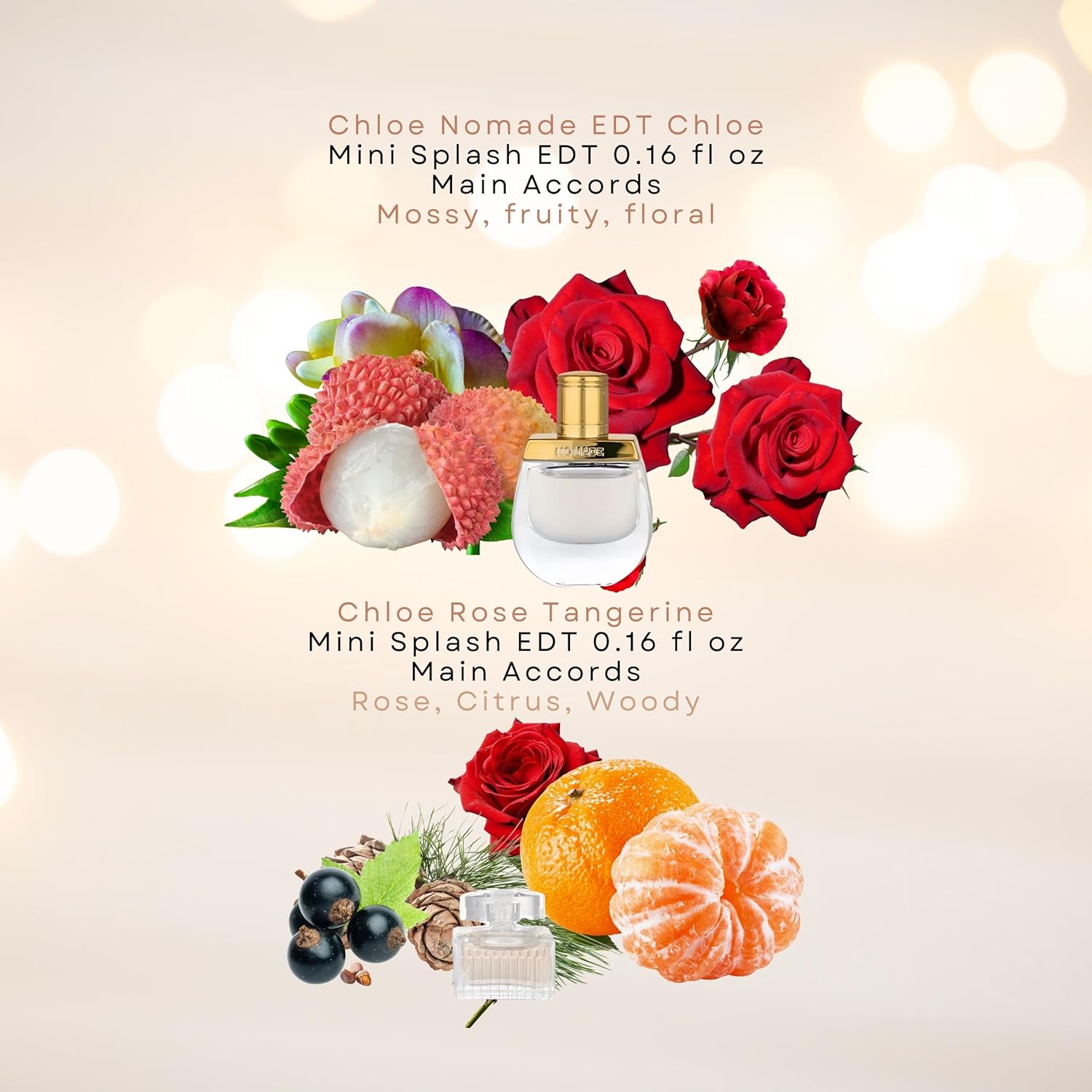Chloe Mini Set Gift Set : Nomade EDT + Rose Tangerine EDT + EDP + Nomade EDP 0.16oz