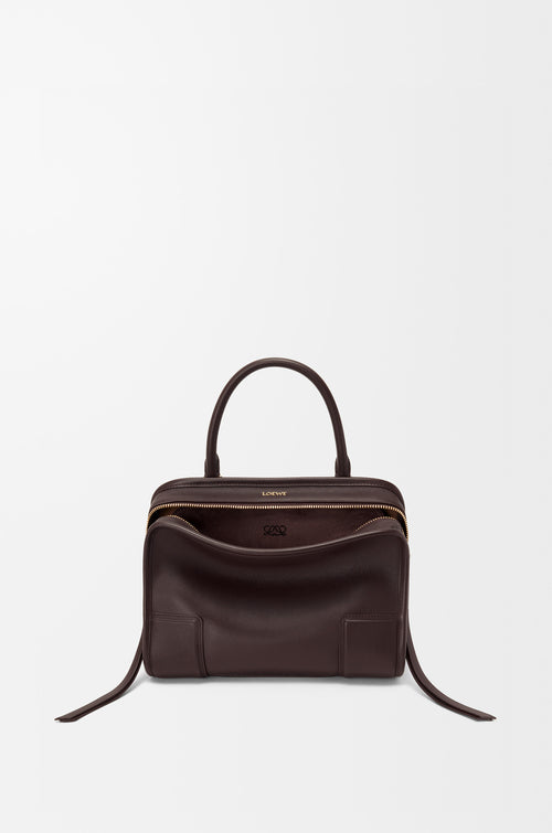 Loewe Small Amazona 180 Bag in Soft Calfskin — White