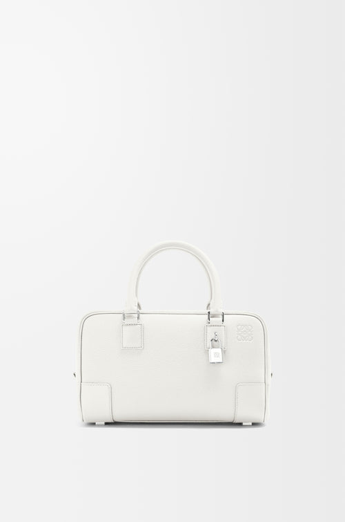 Loewe Amazona 23 Bag in Soft Grained Calfskin — Soft White