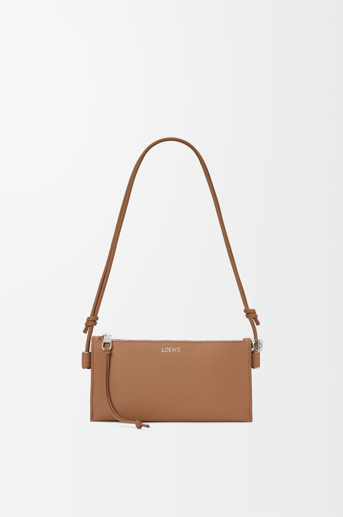 Loewe Joya Pouch in Nappa Calfskin — Mocha