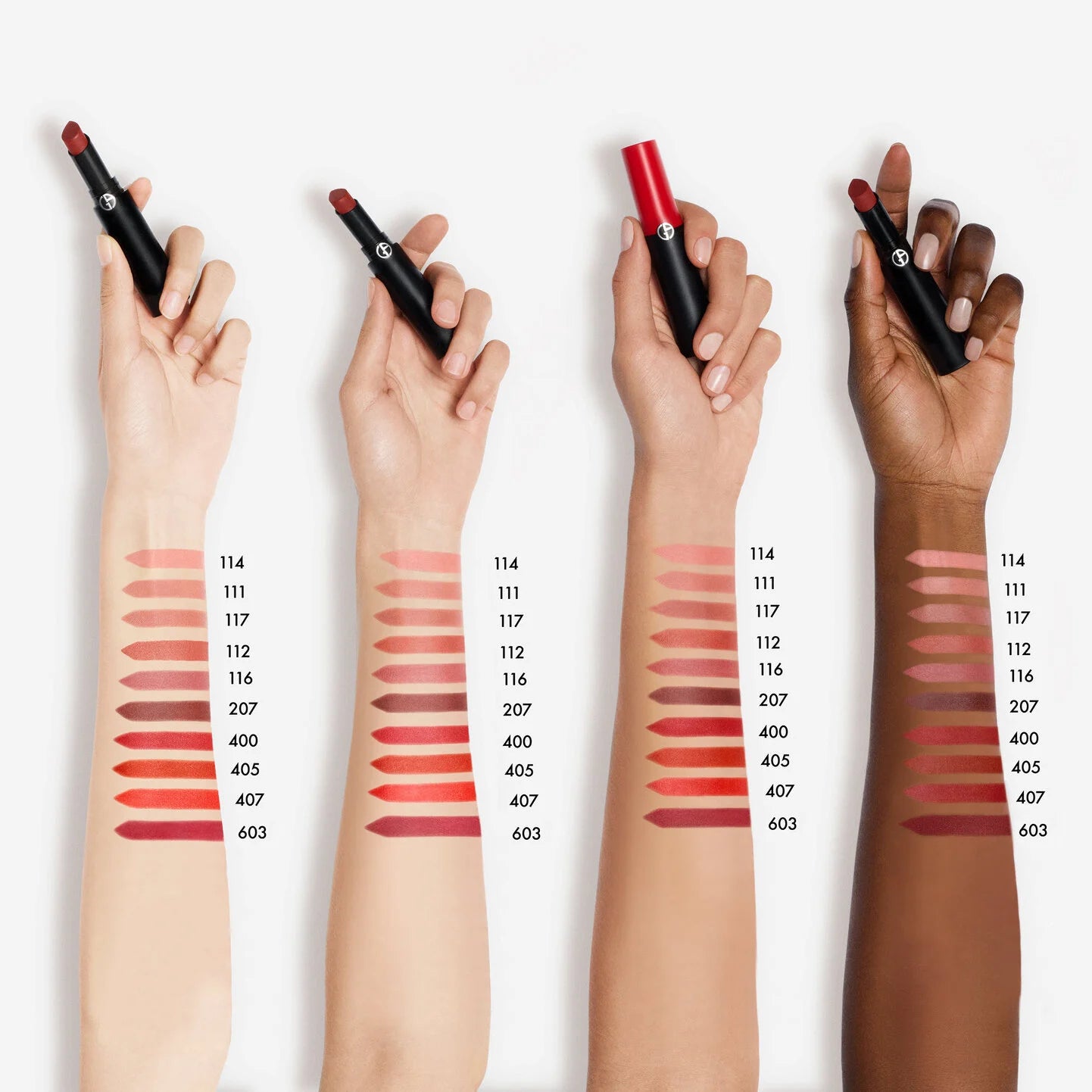 Giorgio Armani Lip Power Long-Lasting Matte Lipstick