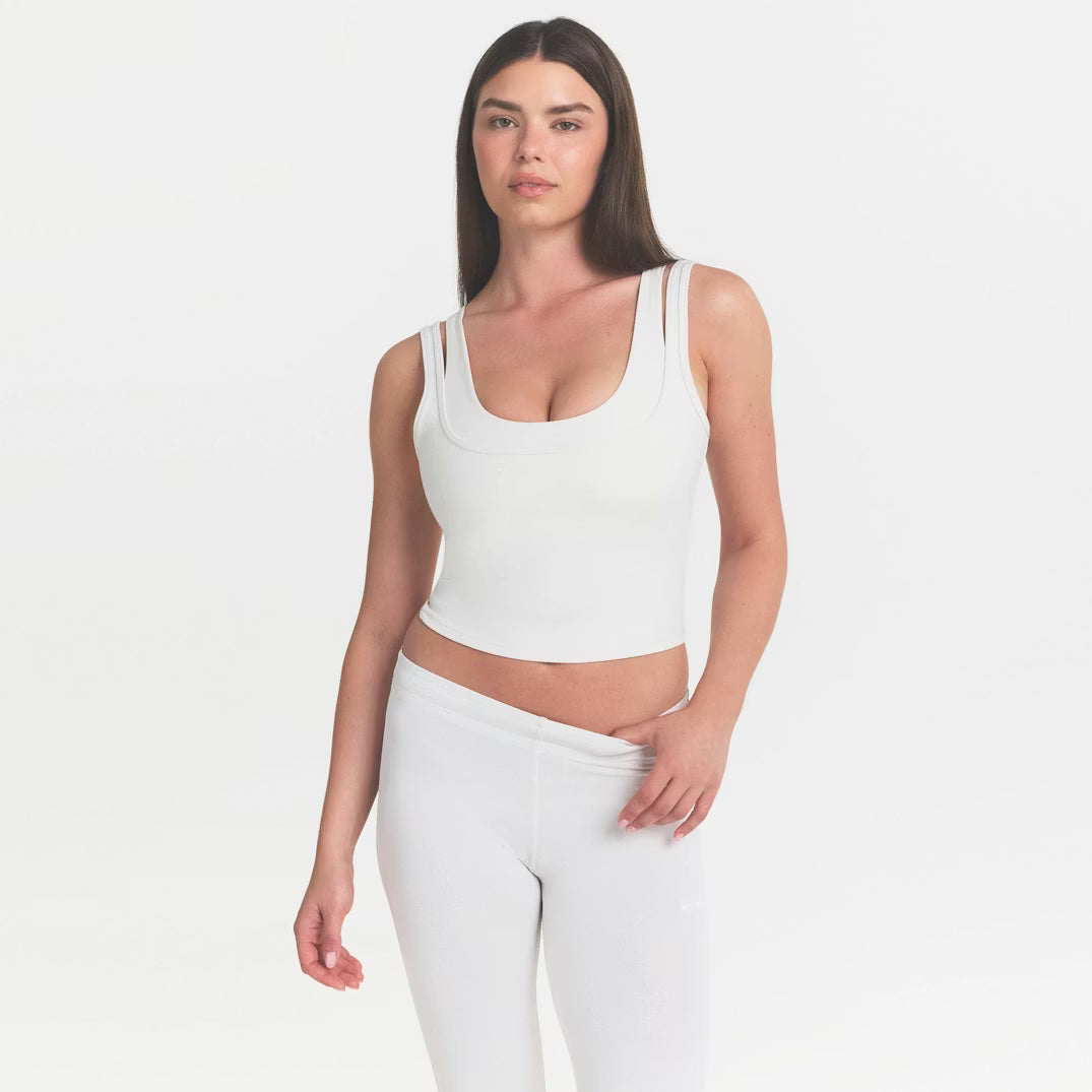 NikeSKIMS Matte Double Strap Scoop Tank