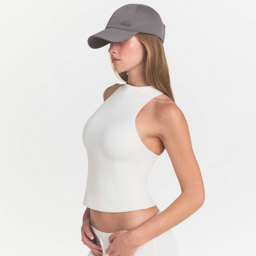 NikeSKIMS Matte Mock Neck Racer Tank