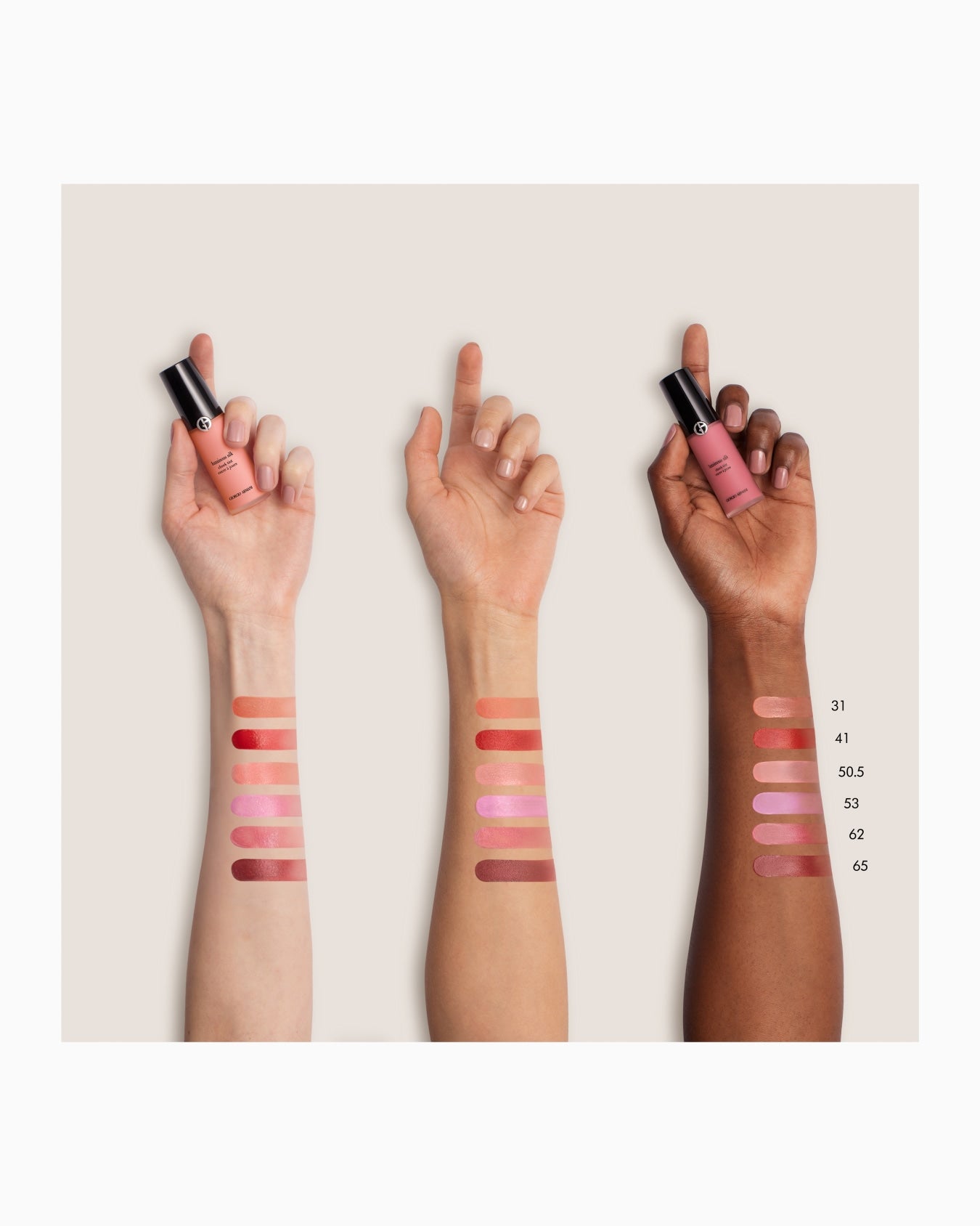 Armani face liquid blush luminous silk