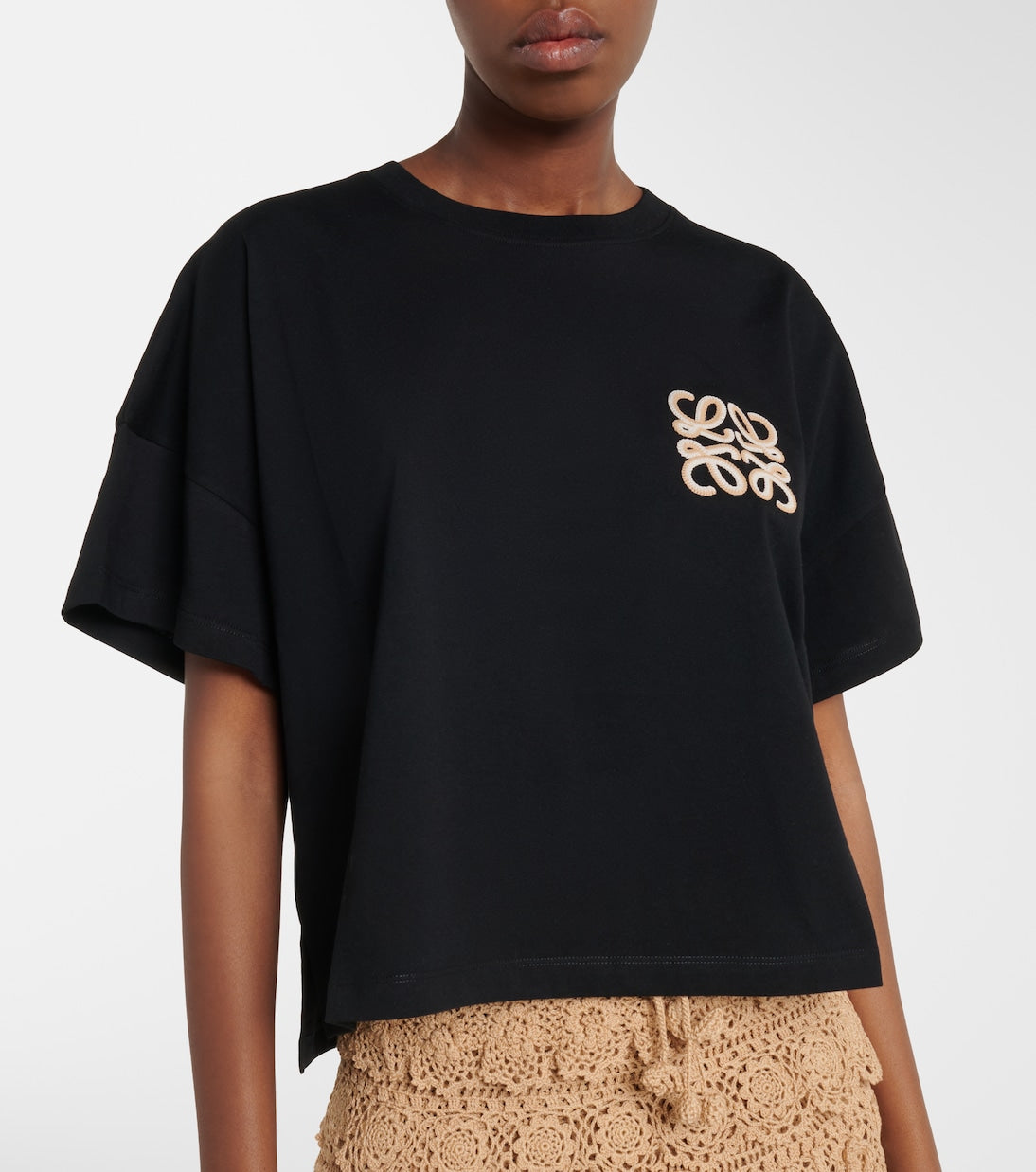 Loewe Paulas Ibiza Anagram Cotton T Shirt