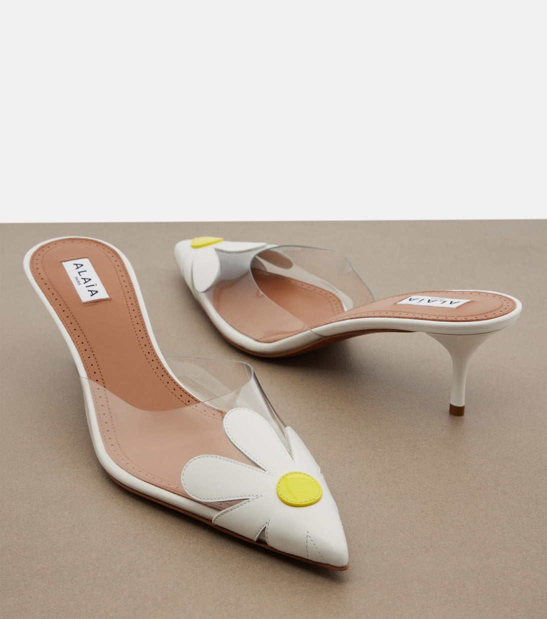 Alaia Bloom Floral Mules