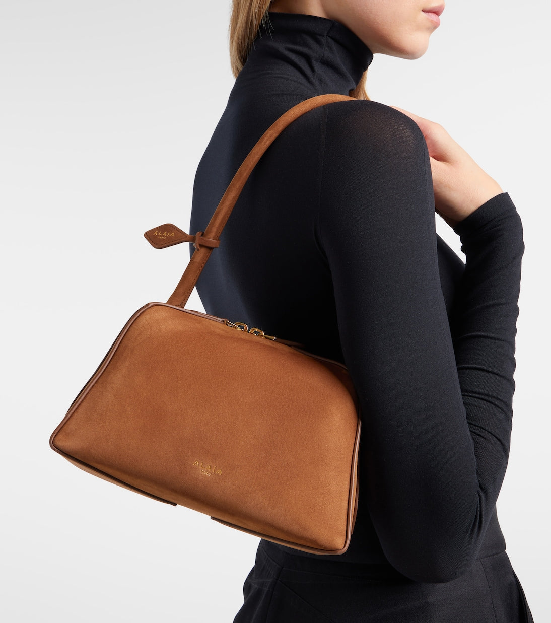 Alaia Le Bouledouge Leather Shoulder Bag