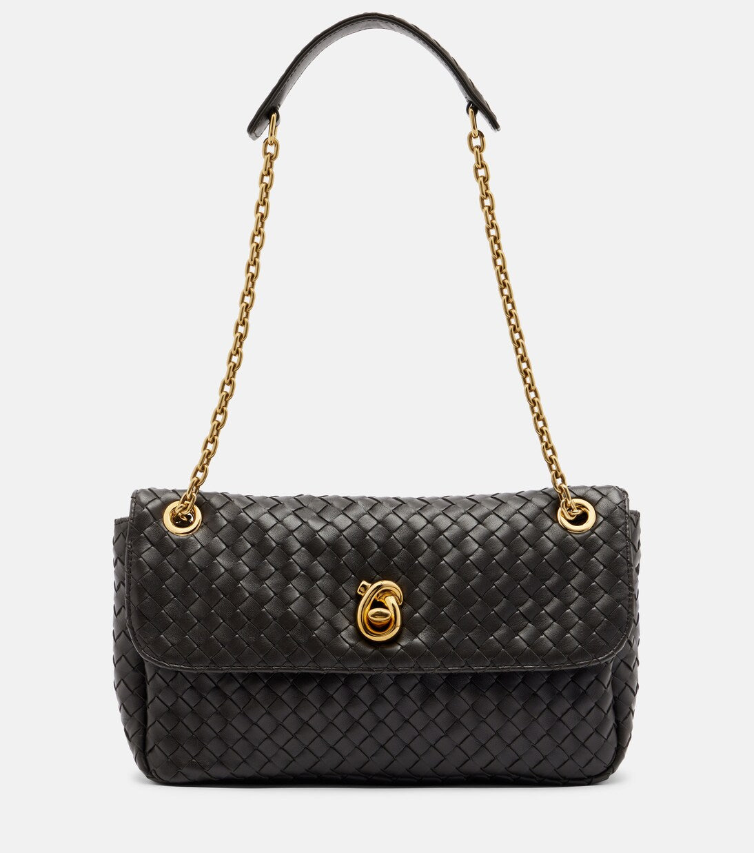 Bottega Veneta Madison Medium Leather Shoulder Bag - Brown