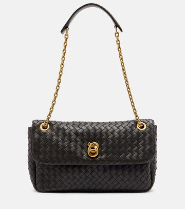 Bottega Veneta Madison Medium Leather Shoulder Bag - Brown