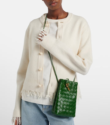 Bottega Veneta Andiamo Mini Leather Crossbody Bag