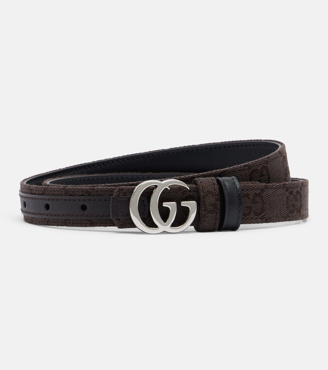 Gucci Gg Marmont Reversible Canvas Belt