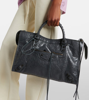 Balenciaga Le City Leather Top Handle Bag