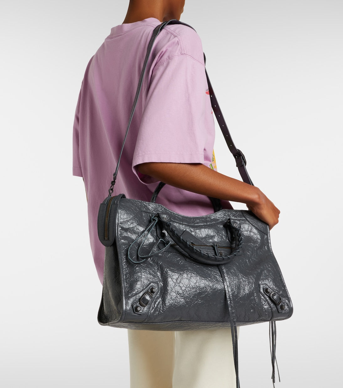 Balenciaga Le City Leather Top Handle Bag