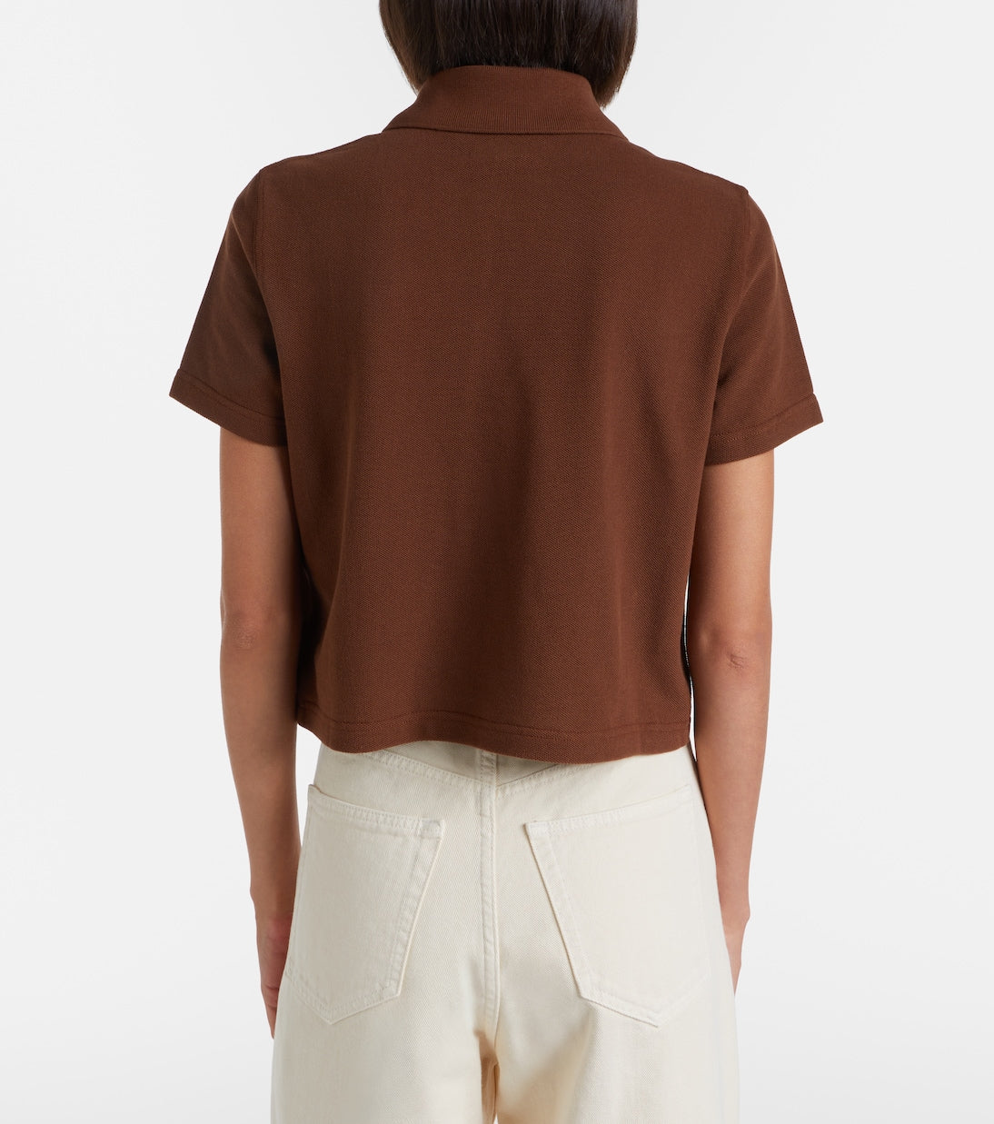Saint Laurent Cassandre Cotton Pique Polo Shirt