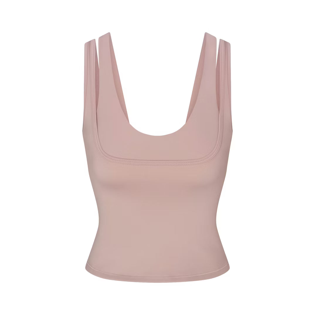 NikeSKIMS Matte Double Strap Scoop Tank
