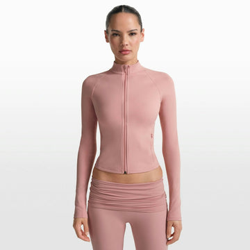 NikeSKIMS Matte Mock Neck Full Zip Jacket