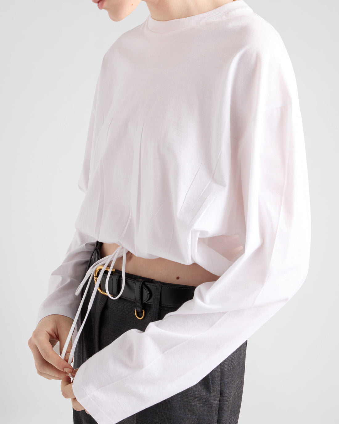 Long-sleeved jersey T-shirt