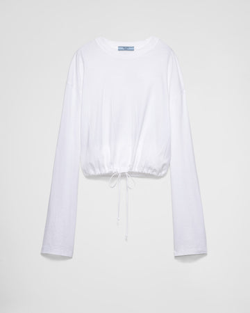 Long-sleeved jersey T-shirt