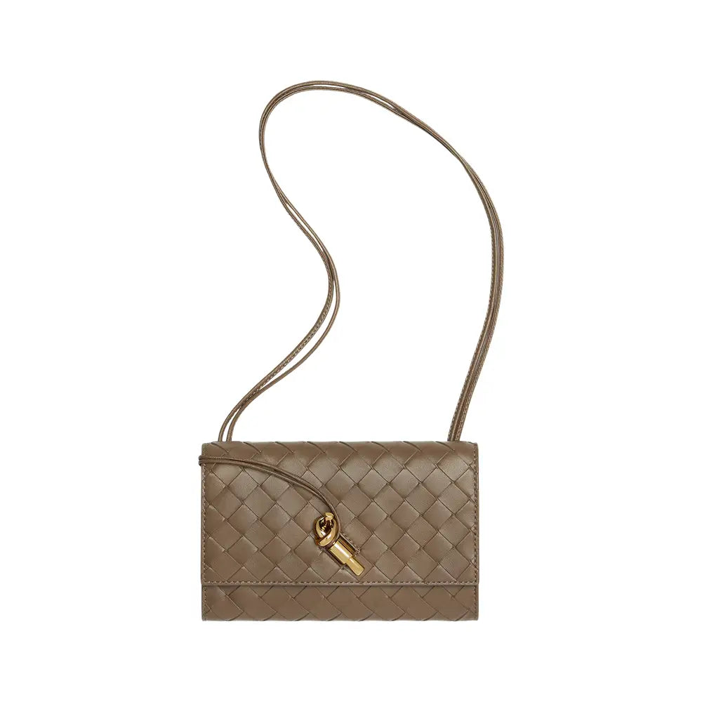 Bottega Veneta Andiamo Pouch Signature Knot with Strap Pinecone