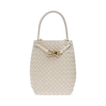 Bottega Veneta Small Andiamo Bucket Bag Sea Salt