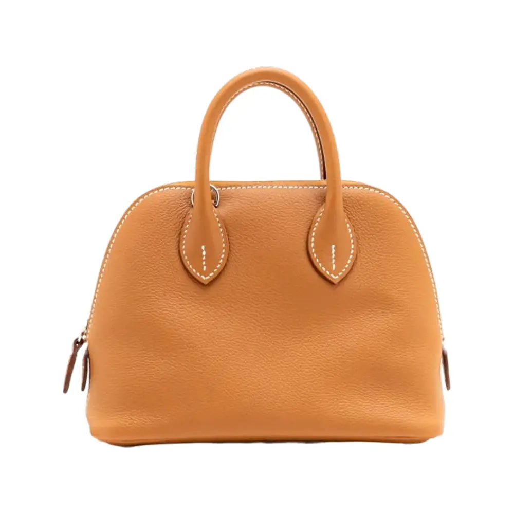 Hermès Mini Bolide Gold Evercolor PHW