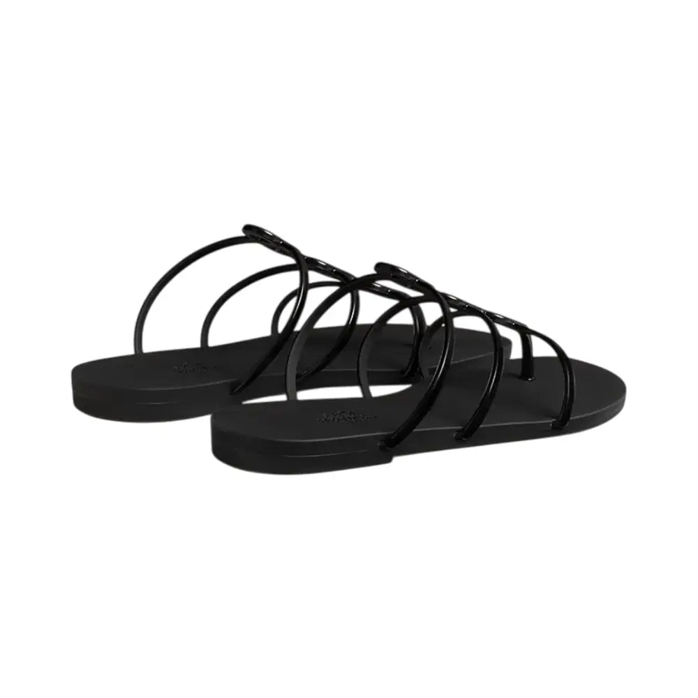 Hermès Mykonos Sandal with Iconic Chaine d'Ancre Black