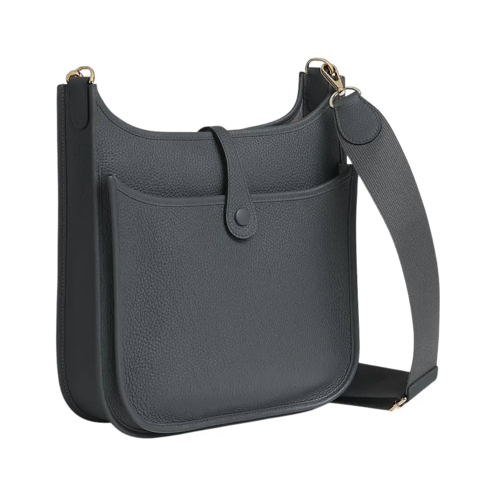 Hermès Evelyne PM Gris Misty Clemence GHW