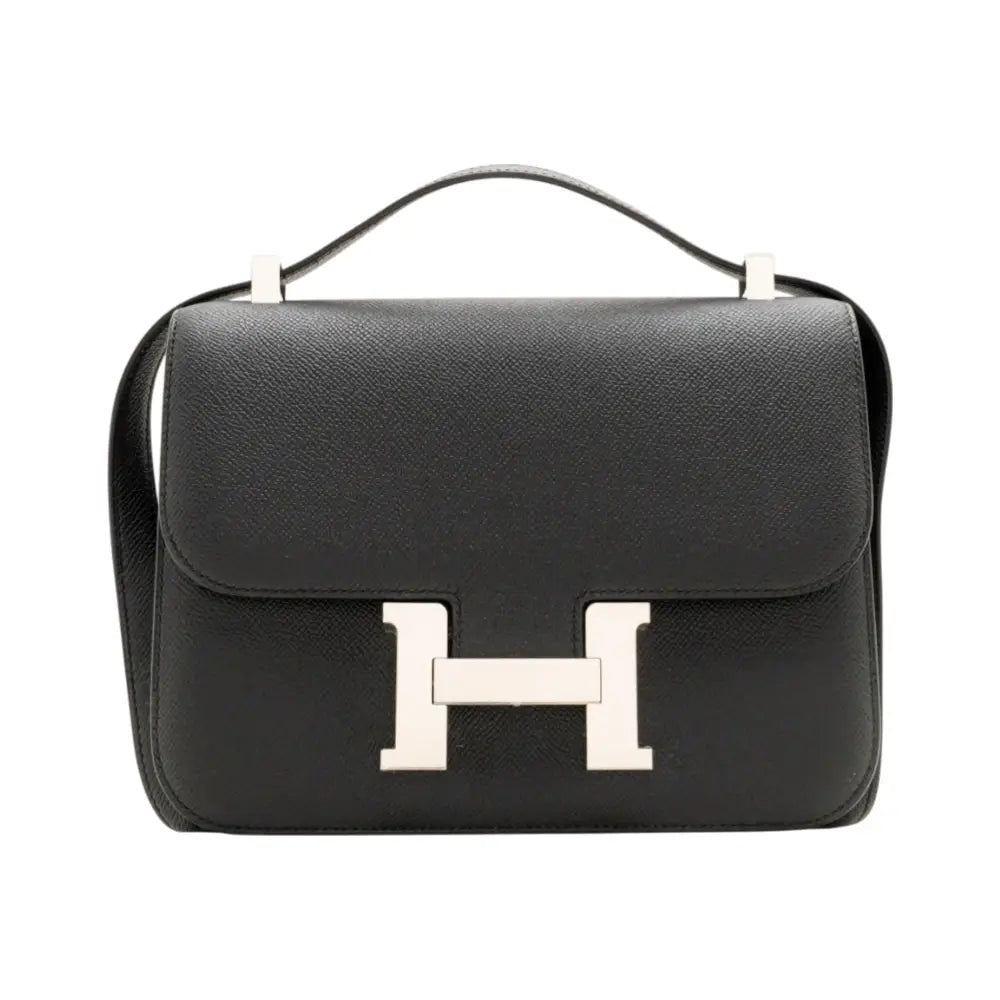 Hermès Constance 24 Noir Epsom PHW with Mirror