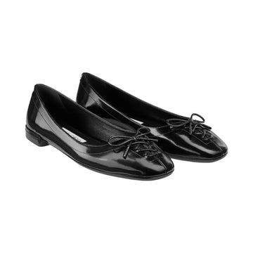 Jimmy Choo Scarlett Ballerina Flat Soft Spazzolato Black