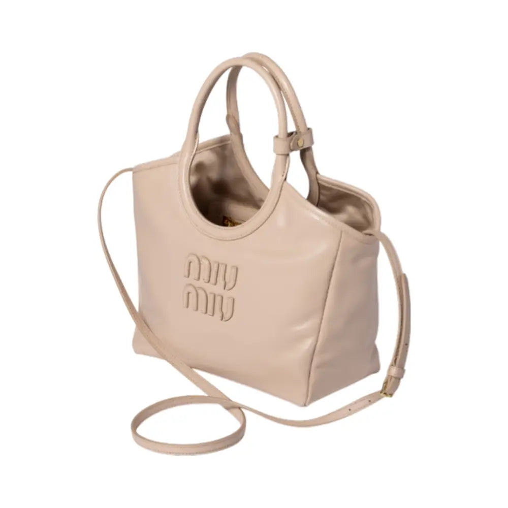 Miu Miu Ivy Classic Leather Bag Powder Pink