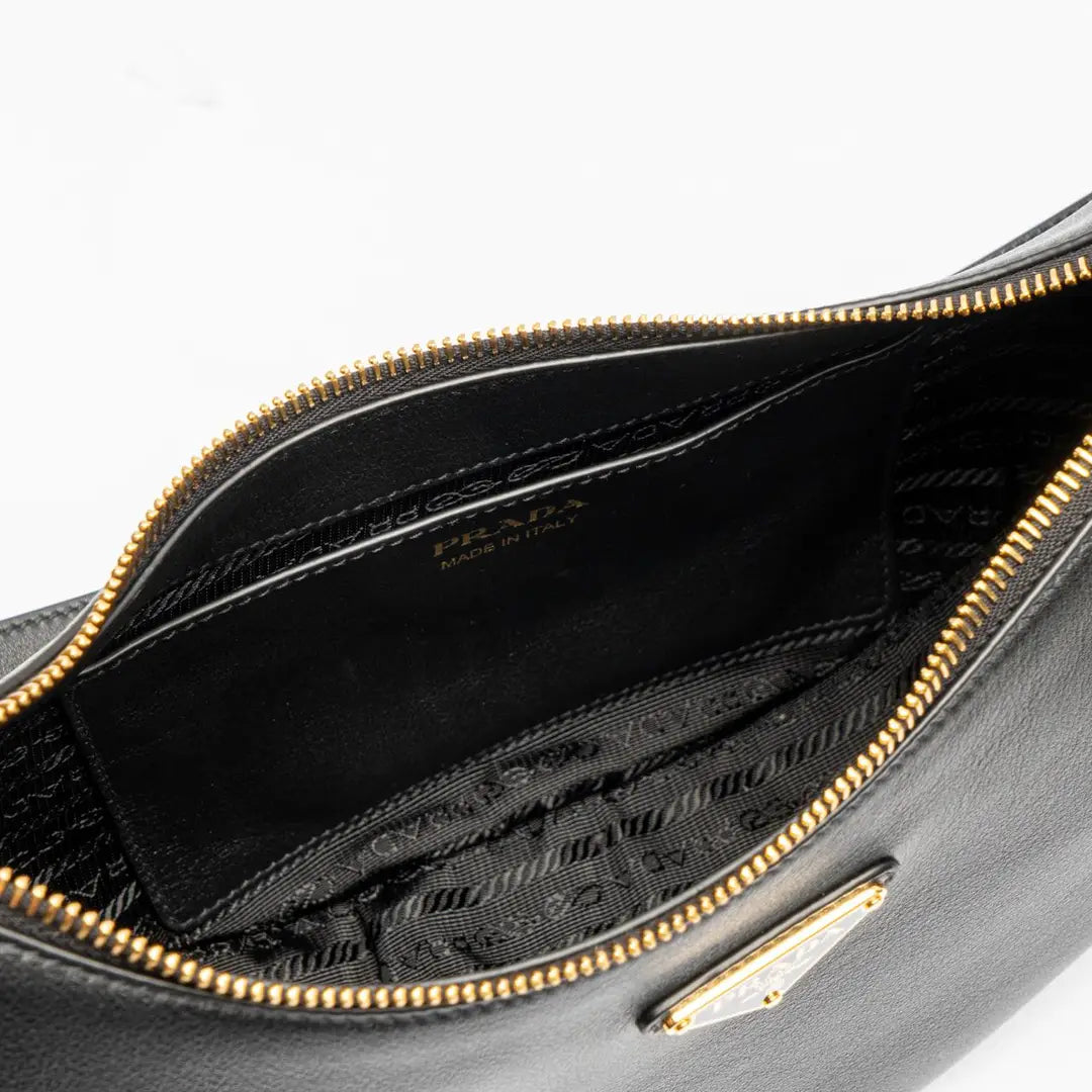 Prada Arque Small Shoulder Bag Black