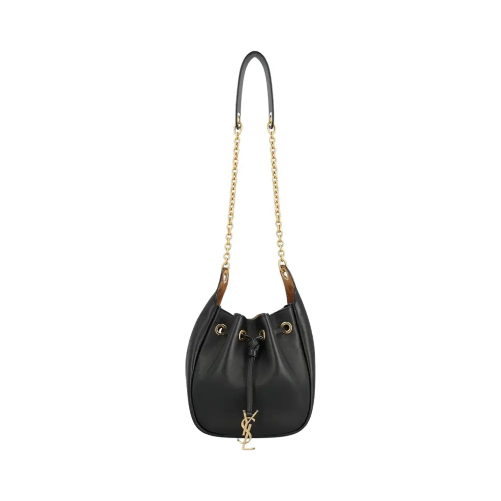 Saint Laurent Supple Bucket Bag Leather Black