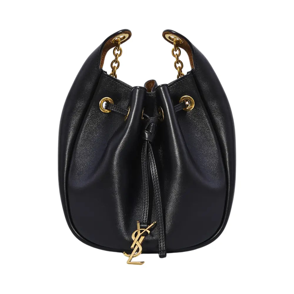 Saint Laurent Supple Bucket Bag Leather Black