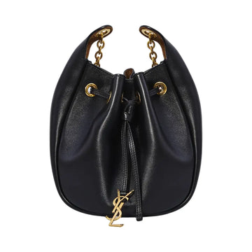 Saint Laurent Supple Bucket Bag Leather Black